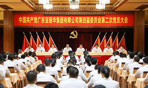 “砥砺奋进 戮力前行” <br>广东918博天堂集团有限公司党委第四届委员会<br>乐成召开第二次党员大会